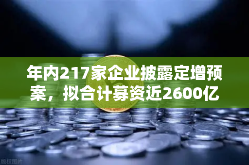 年内217家企业披露定增预案，拟合计募资近2600亿，市场流动性压力测试