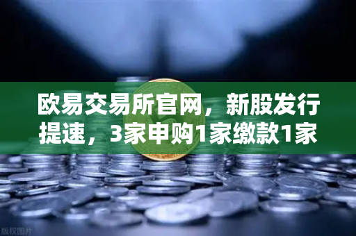 欧易交易所官网，新股发行提速，3家申购1家缴款1家上市，投资机遇与风险并存