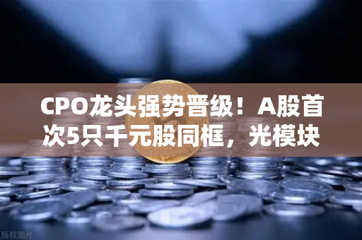 CPO龙头强势晋级！A股首次5只千元股同框，光模块与区块链数据传输迎来技术共振