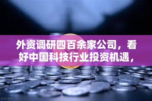 外资调研四百余家公司，看好中国科技行业投资机遇，Web3赛道受青睐